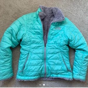 north face reversible winter puffer jacket